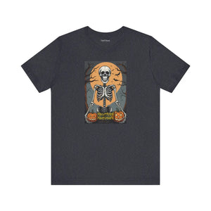 Haunted Harvest Unisex Jersey Tee - Halloween Skeleton - Dipaliz - T-shirts