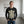DipaliZ skeleton long sleeve tee in 100% brushed polyester, Black