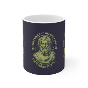 Quirky Crazy Doctor 11oz Mug - Ceramic Coffee Gift - Dipaliz - Mugs