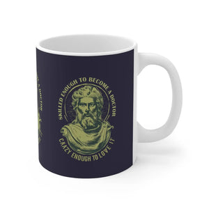 Quirky Crazy Doctor 11oz Mug - Ceramic Coffee Gift - Dipaliz - Mugs