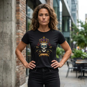Skull Crown Graphic T-shirt, ?Rex Mori’ Vintage Pirate Tee - T-shirts - m