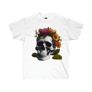 Unisex Ultra Cotton Tee - Skull Tastic Bold Street Style - Dipaliz - White / s - T-shirts