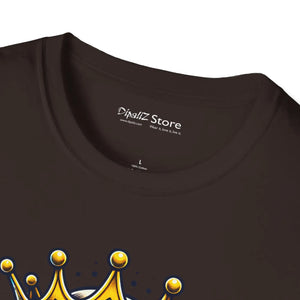Soft-style Cotton Tee - Tech Royalty Skull - Dipaliz - Clothing Tops