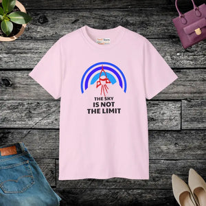 Ultra Cotton Tee - Skyis not the Limit Inspirational - Dipaliz - Light Pink / s - T-shirts