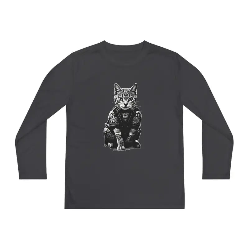 Slay in a Japanese Samurai Cat Tattoo Tee - Kids Clothes