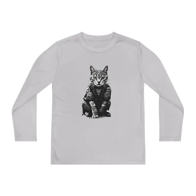 Slay in a Japanese Samurai Cat Tattoo Tee - Kids Clothes