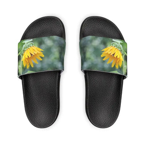 Women’s Pu Slide Sandals - Cozy Fashion Comfort - Dipaliz