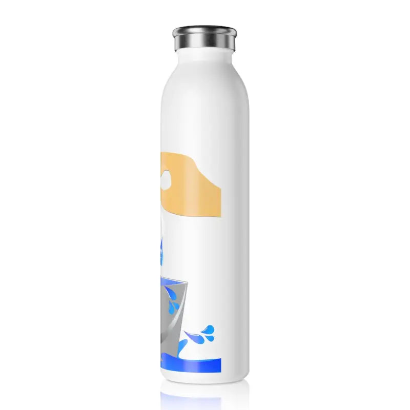 Sleek & Chic 20oz Slim Water Bottle - White Mug