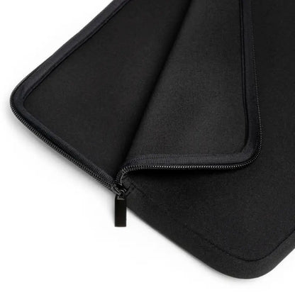 Sleek Black Laptop Sleeve with Dual Zipper Magic