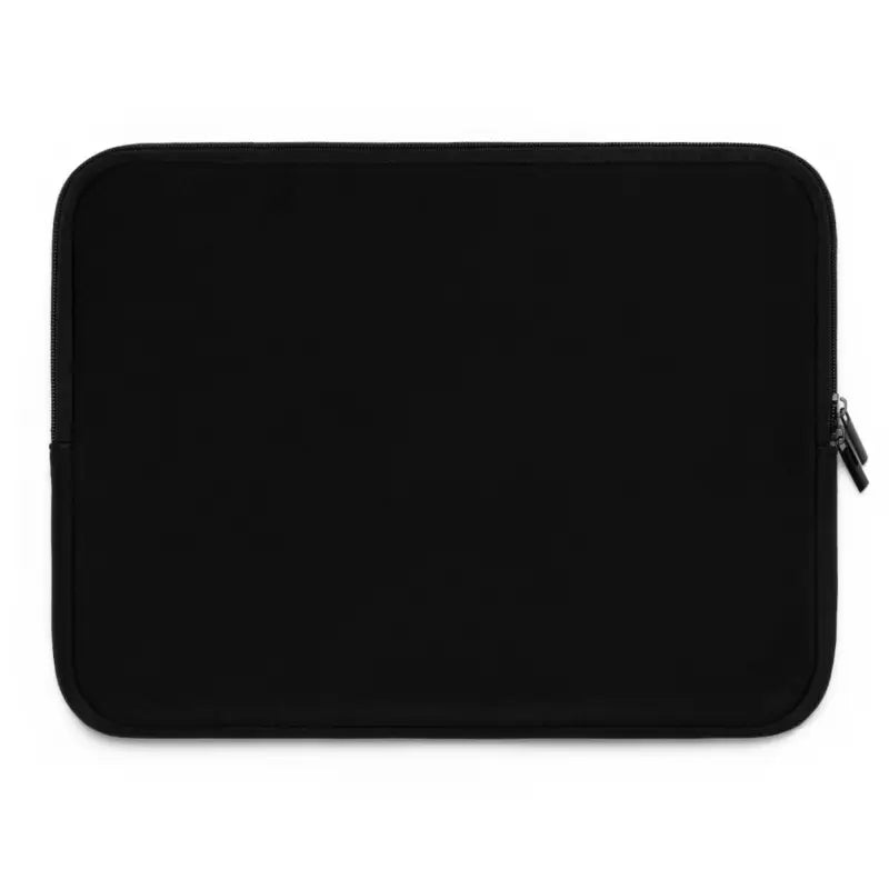 Sleek Black Laptop Sleeve with Dual Zipper Magic