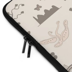 Laptop Sleeve - Dual Zipper Black Polyester - Dipaliz - Bags