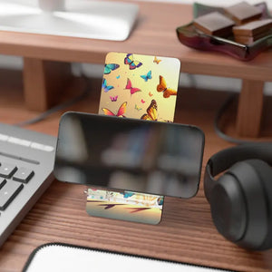 Butterflies Mobile Stand Hardboard Panel Wobble Free by Dipaliz - 2.8’’ x 5.9’’ / Glossy - Phone Stands