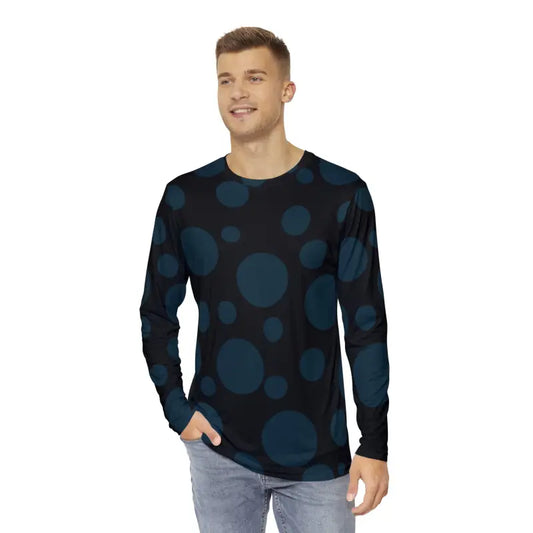 Sleek Long Sleeve Aop Shirt for a Stylish Men’s Look - Xs T-shirt