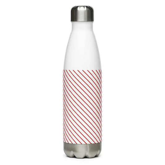 Slay Hydration with Trendy Stainless Steel Water Bottle - White Bottles