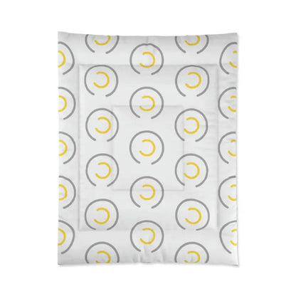 Modern Bedroom Refresh: Chic Abstract Yellow Comforter - 68’’ × 88’’ Home Decor