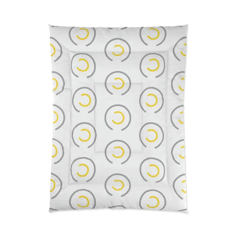 Modern Bedroom Refresh: Chic Abstract Yellow Comforter - 68’’ × 92’’ Home Decor