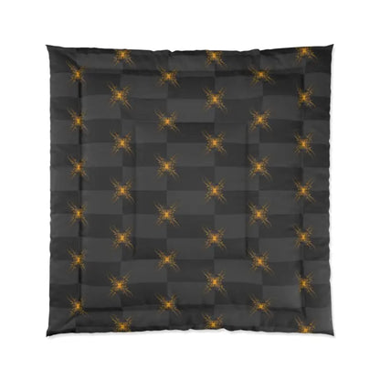 Transform your Bedroom with Unique Gold Pattern Comforter - 88’’ × Home Decor