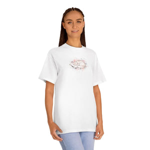 Soft Cat Watercolor Tee - Floral Nap Design - Dipaliz - T-shirts