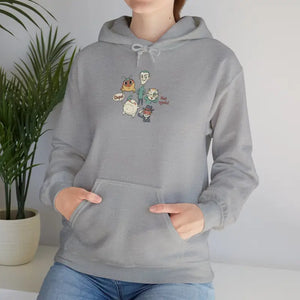 Unisex Hoodie Medium Heavy Fabric Cute Menace Print - Dipaliz - Hoodies