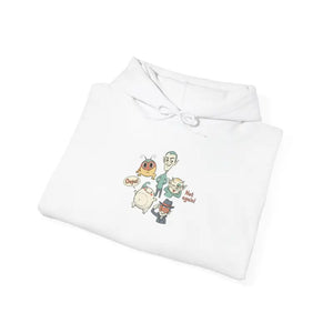 Unisex Hoodie Medium Heavy Fabric Cute Menace Print - Dipaliz - Hoodies