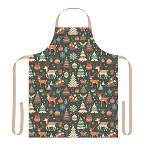 Rudolph Reindeer Christmas Apron Magic Festive Kitchen - Dipaliz - one Size / Beige - Aprons