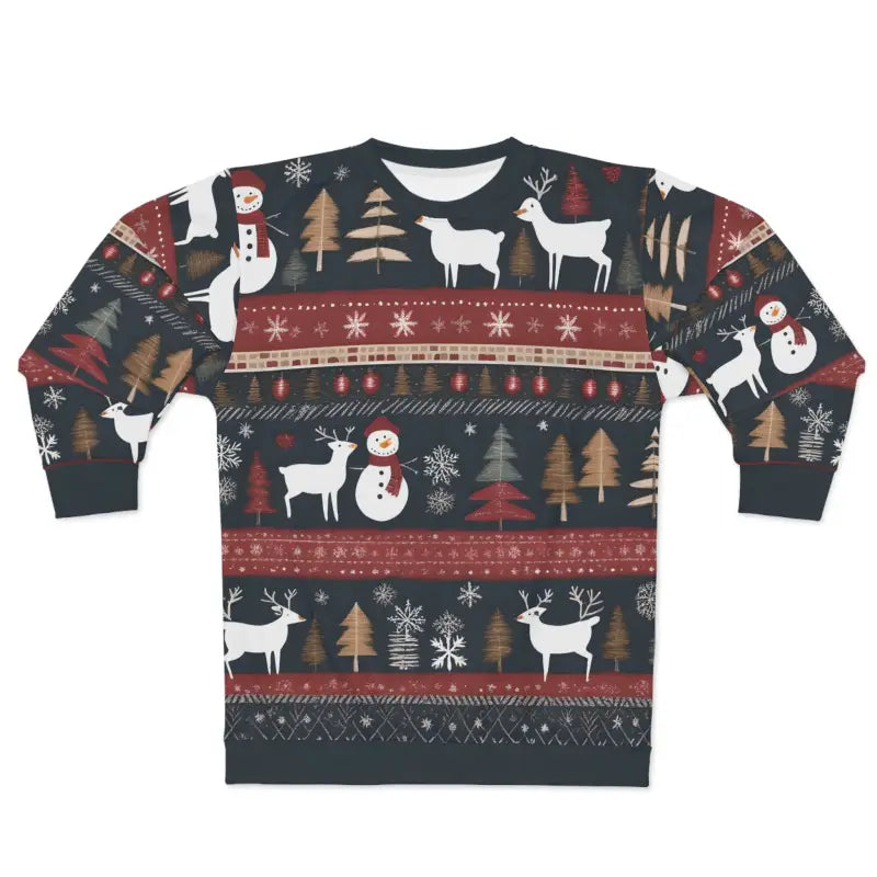 Sleigh Into Style with our Cozy Unisex Christmas Reindeer Sweatshirt