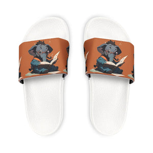 Durable Youth Pu Slide Monkey Reading Summer Sandal - Dipaliz - Sandals