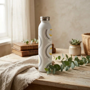 Dipaliz abstract circles water bottle stainless steel 20 oz - bottles
