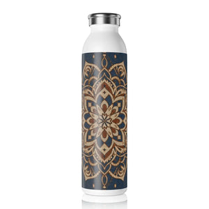 Geometric Slim Water Bottle - 20oz Chic Travel Flask - Dipaliz - Bottles