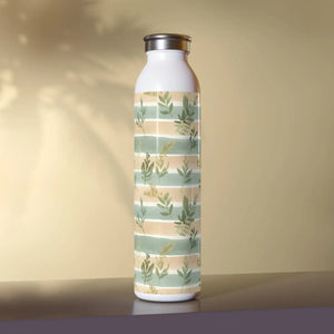Pastel Slim Water Bottle - Botanical Stainless Steel - Dipaliz - Bottles