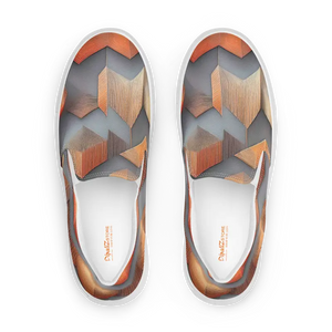 Canvas Shoes Men’s Slip on Abstract Pattern Urban Style - Dipaliz - Sneakers