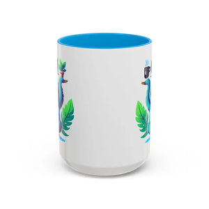 Sloth Balancing Work Mug - Colorful Mood Booster - Dipaliz - 15oz / Light Blue - Mugs