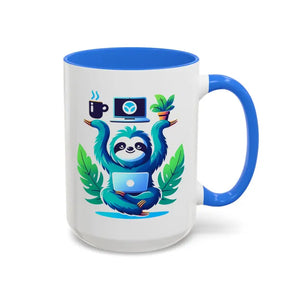 Sloth Balancing Work Mug - Colorful Mood Booster - Dipaliz - Mugs