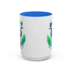 Sloth Balancing Work Mug - Colorful Mood Booster - Dipaliz - 15oz / Cambridge Blue - Mugs