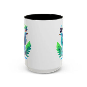 Sloth Balancing Work Mug - Colorful Mood Booster - Dipaliz - 15oz / Black - Mugs