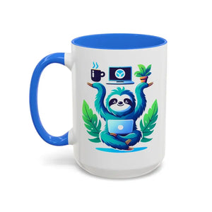 Sloth Balancing Work Mug - Colorful Mood Booster - Dipaliz - Mugs