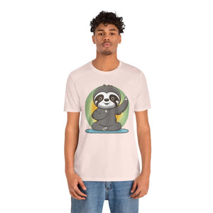 Yoga Sloth Unisex Jersey Short Sleeve - Soft Sports Tee - Dipaliz - T-shirts