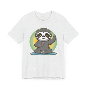 Yoga Sloth Unisex Jersey Short Sleeve - Soft Sports Tee - Dipaliz - T-shirts