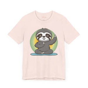 Yoga Sloth Unisex Jersey Short Sleeve - Soft Sports Tee - Dipaliz - T-shirts