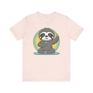Yoga Sloth Unisex Jersey Short Sleeve - Soft Sports Tee - Dipaliz - T-shirts