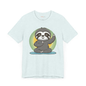 Yoga Sloth Unisex Jersey Short Sleeve - Soft Sports Tee - Dipaliz - T-shirts