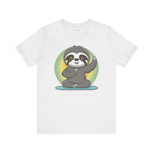 Yoga Sloth Unisex Jersey Short Sleeve - Soft Sports Tee - Dipaliz - T-shirts