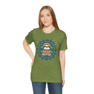 Soft Unisex Jersey Short Sleeve Tee Cotton Yoga - Dipaliz - T-shirts