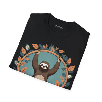 Chill with the Yoga Sloth Unisex Softstyle Tee - T-shirt