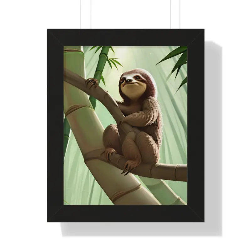 Framed Vertical - Playful Branch Style | Dipaliz - 11’’ x 14’’ / Black - Posters Prints & Visual Artwork