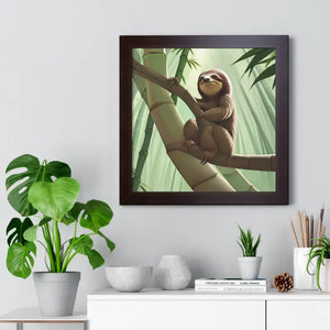 Framed Vertical Poster Tree Branch Chill Vibes Wall Art - Dipaliz - Posters Prints & Visual Artwork