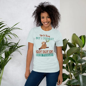 Soft Bed Sloth Unisex Tee - Ring-spun Cotton - Dipaliz - T-shirts