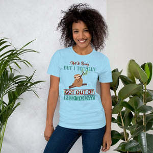 Soft Bed Sloth Unisex Tee - Ring-spun Cotton - Dipaliz - T-shirts