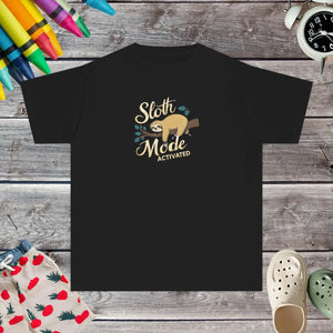 Classic Sloth Mode Activated Youth Cotton Tee - Dipaliz - T-shirts