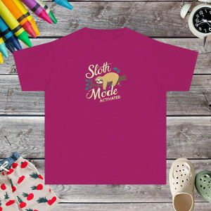 Classic Sloth Mode Activated Youth Cotton Tee - Dipaliz - T-shirts